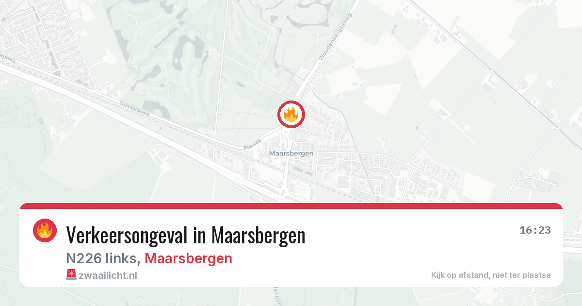 Verkeersongeval in Maarsbergen — 22 mrt 2026