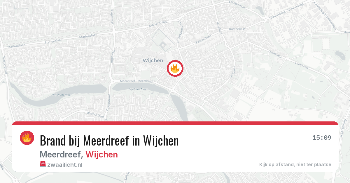 Brand bij Meerdreef in Wijchen — 11 apr 2026