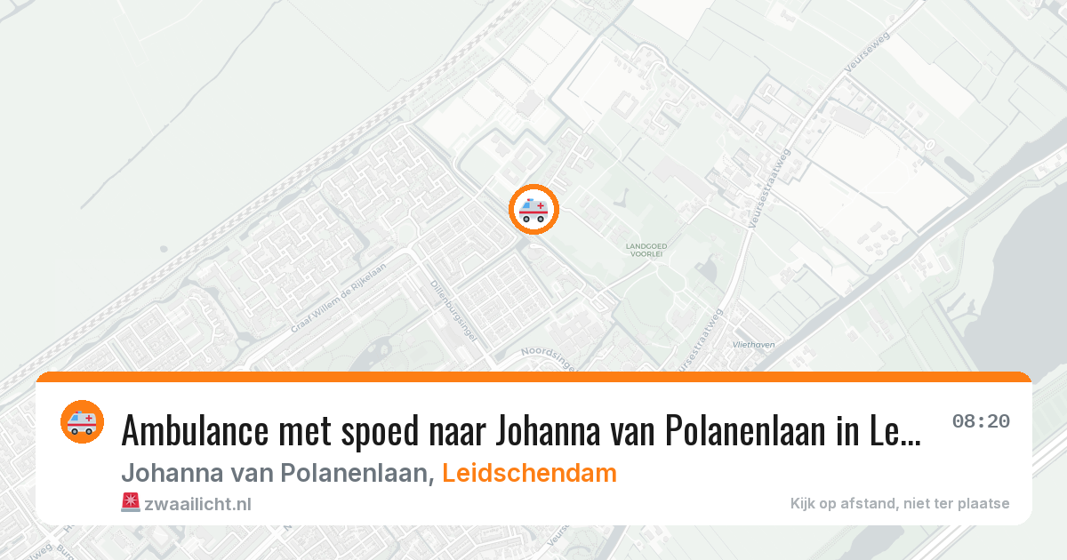 Ambulance met spoed naar Johanna van Polanenlaan in Leidschendam — 9 feb 2026