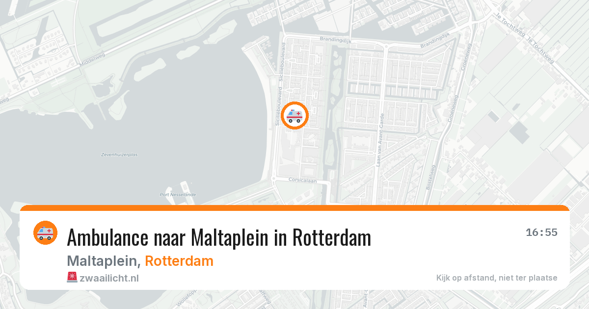 Ambulance naar Maltaplein in Rotterdam — 13 jun 2026
