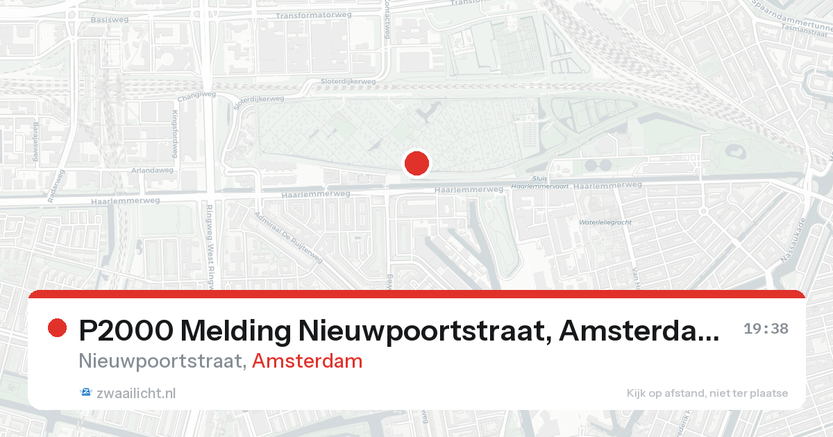 P2000 Melding Nieuwpoortstraat, Amsterdam — 7 feb 2026