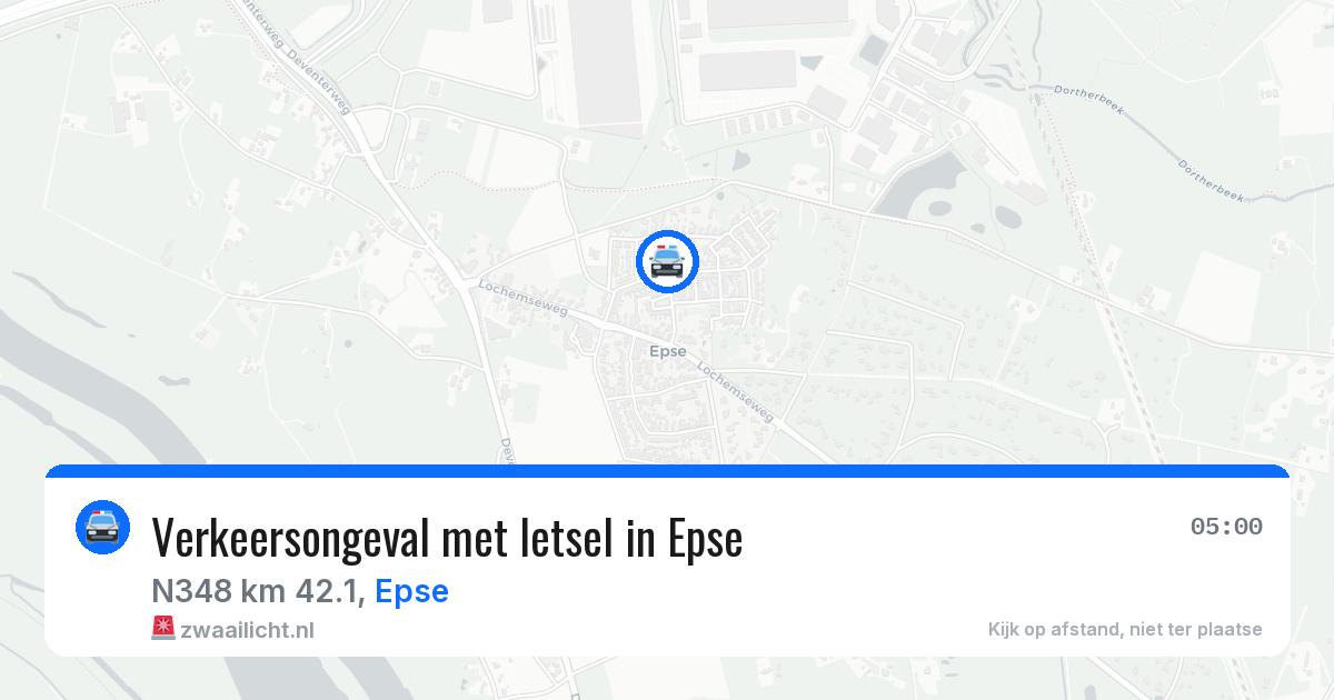 Verkeersongeval met letsel in Epse — 30 mrt 2026