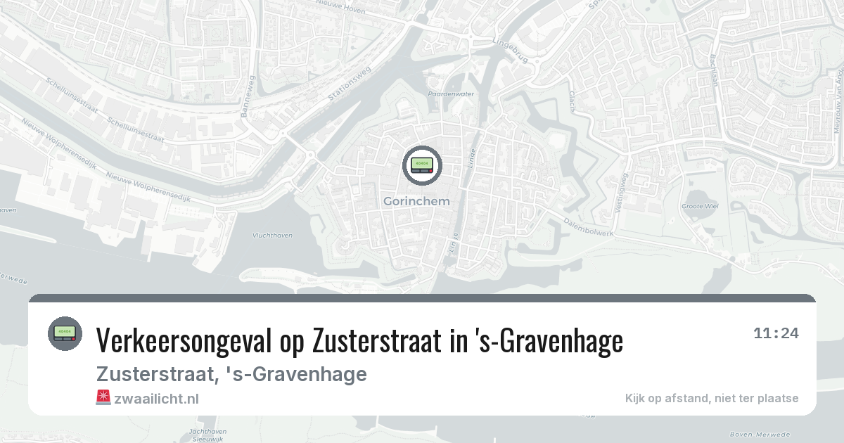 Verkeersongeval op Zusterstraat in 's-Gravenhage — 9 mrt 2026