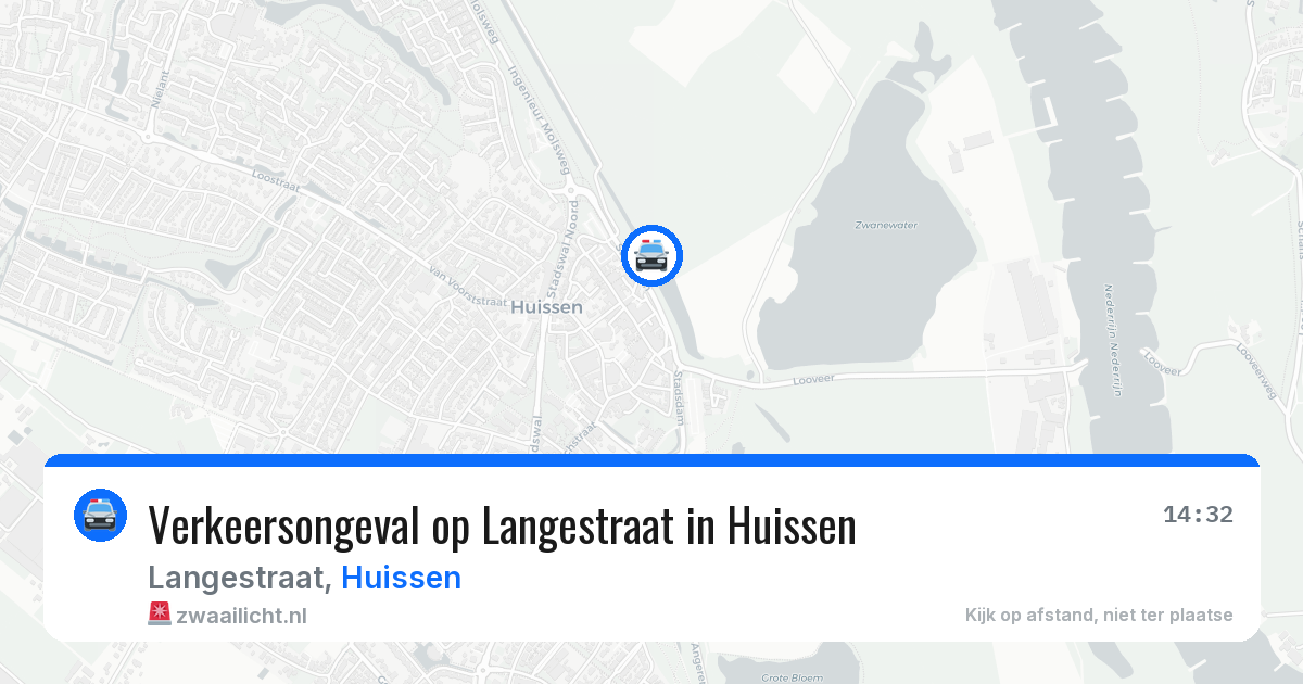Verkeersongeval op Langestraat in Huissen — 16 apr 2026