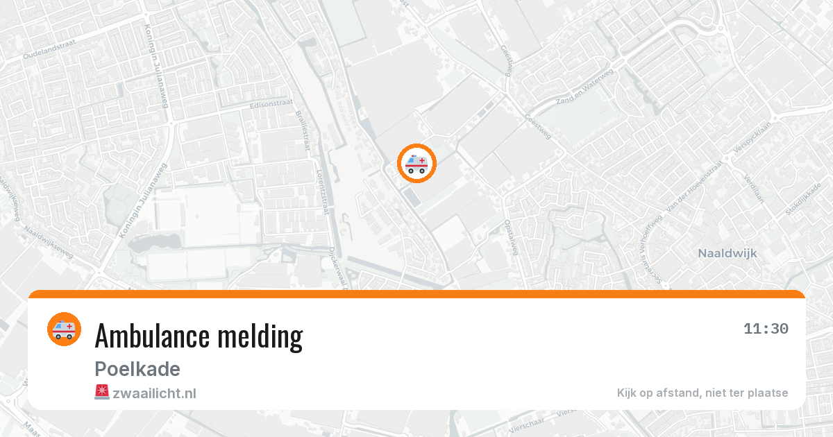 Ambulance melding — 3 feb 2026