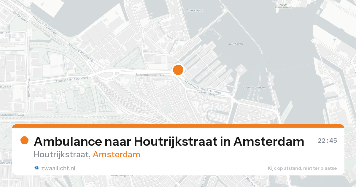 Ambulance naar Houtrijkstraat in Amsterdam — 11 jun 2026