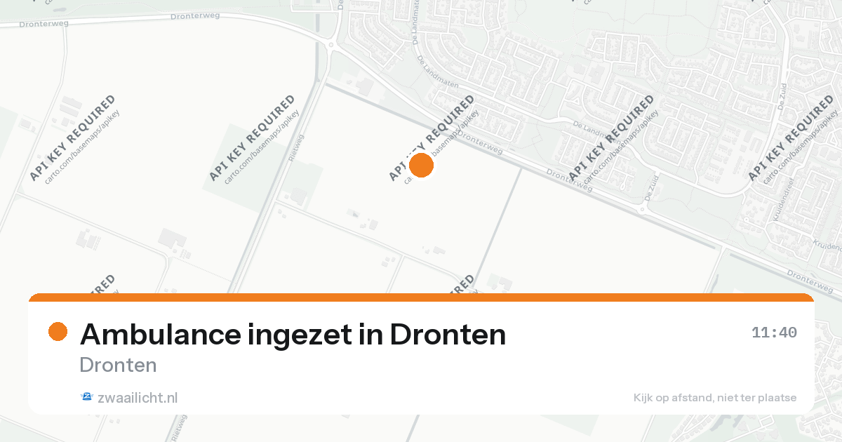 Ambulance ingezet in Dronten — 26 aug 2026