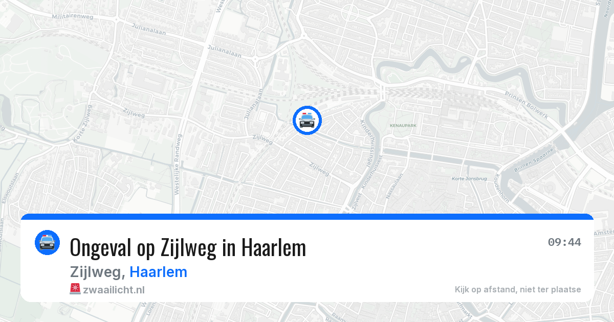 Ongeval op Zijlweg in Haarlem — 17 mei 2026
