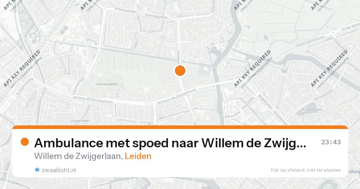 Ambulance met spoed naar Willem de Zwijgerlaan in Leiden — 24 feb 2026