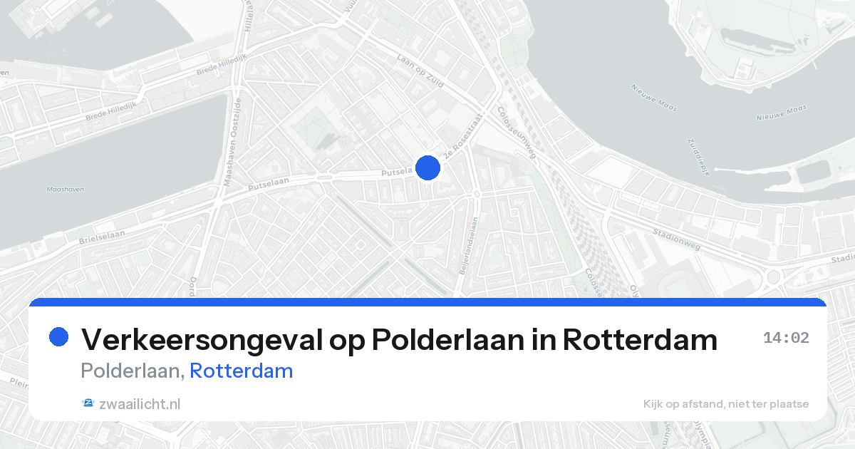 Verkeersongeval op Polderlaan in Rotterdam — 20 aug 2026