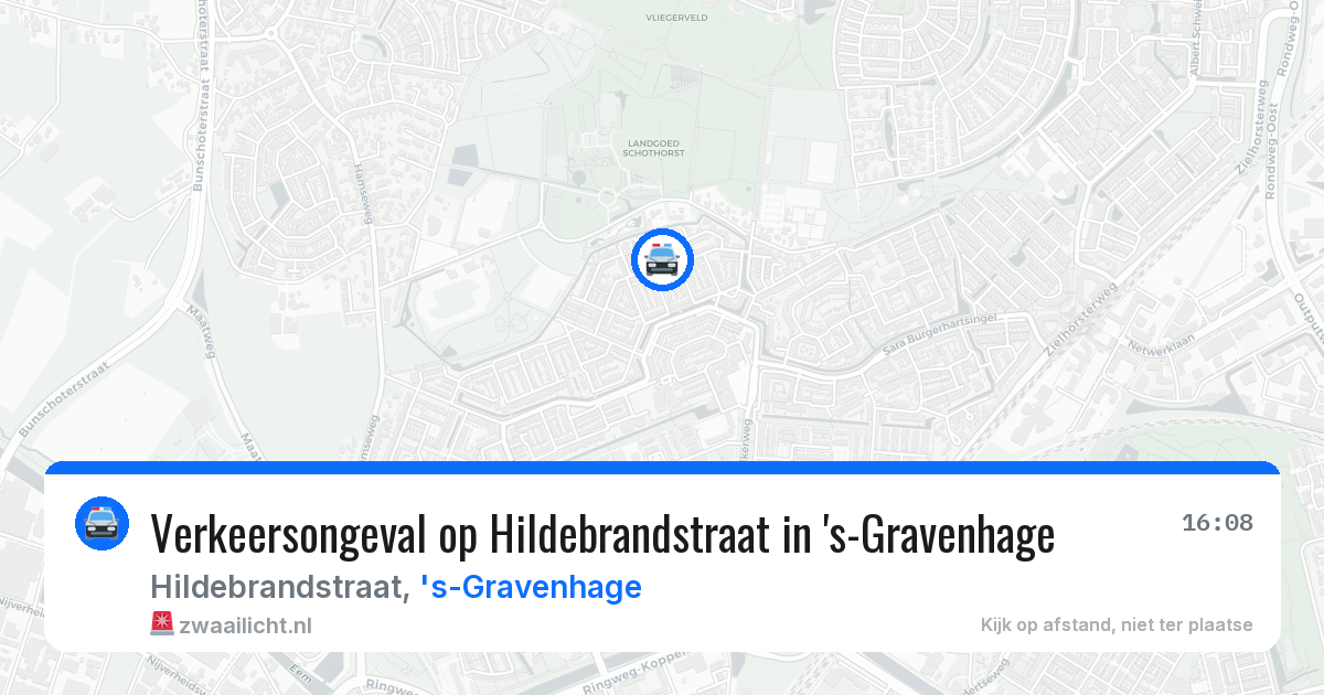Verkeersongeval op Hildebrandstraat in 's-Gravenhage — 31 mrt 2026