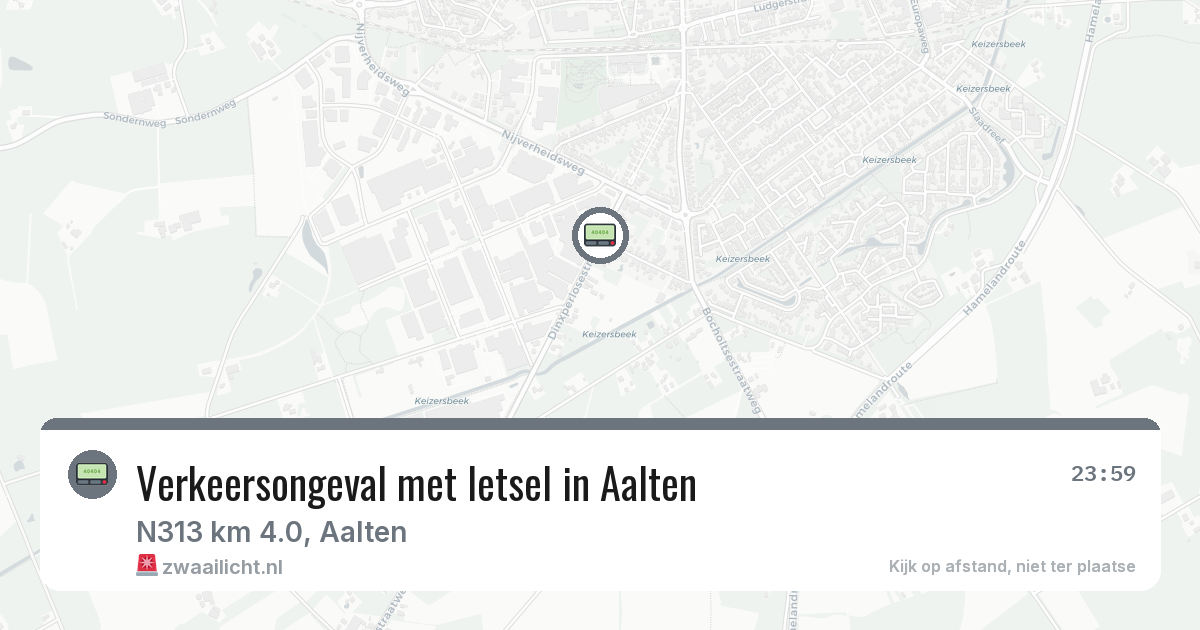 Verkeersongeval met letsel in Aalten — 13 mrt 2026