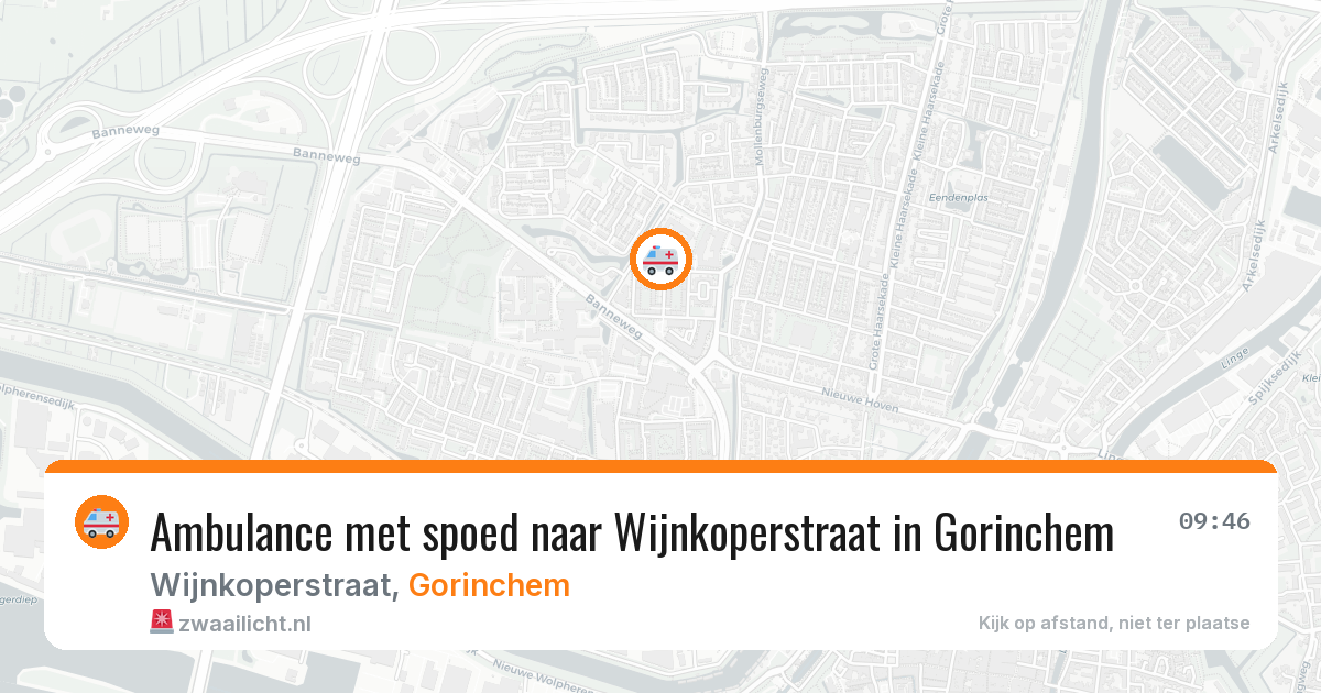 Ambulance met spoed naar Wijnkoperstraat in Gorinchem — 17 jan 2026