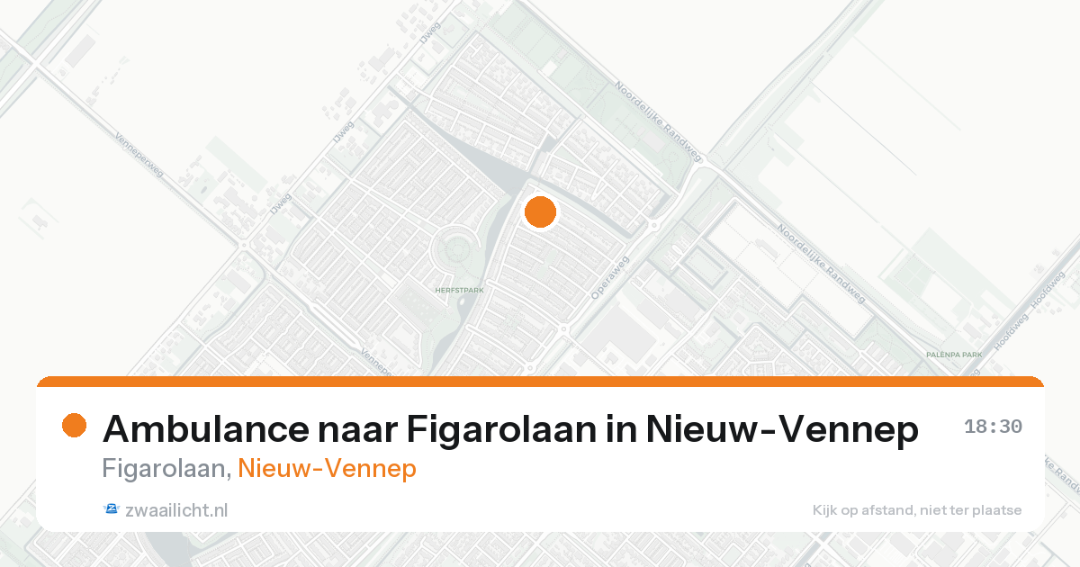 Ambulance naar Figarolaan in Nieuw-Vennep — 19 aug 2026