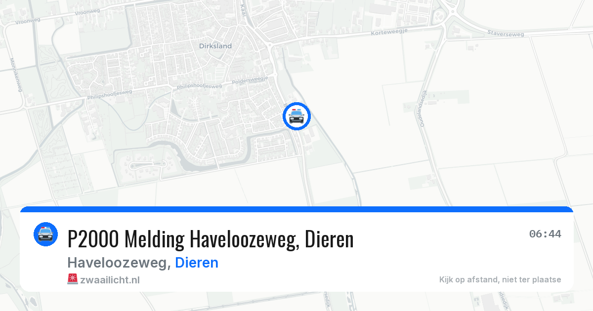 P2000 Melding Haveloozeweg, Dieren — 3 aug 2026