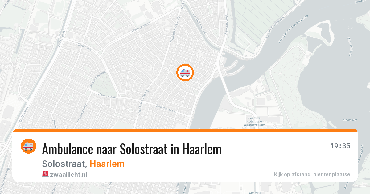 Ambulance naar Solostraat in Haarlem — 8 mei 2026