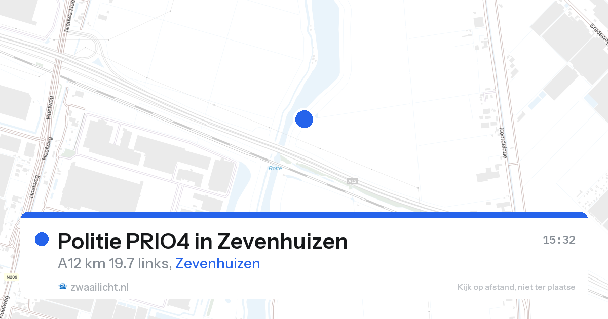 Politie PRIO4 in Zevenhuizen — 25 aug 2026 | 🚨 Zwaailicht.nl