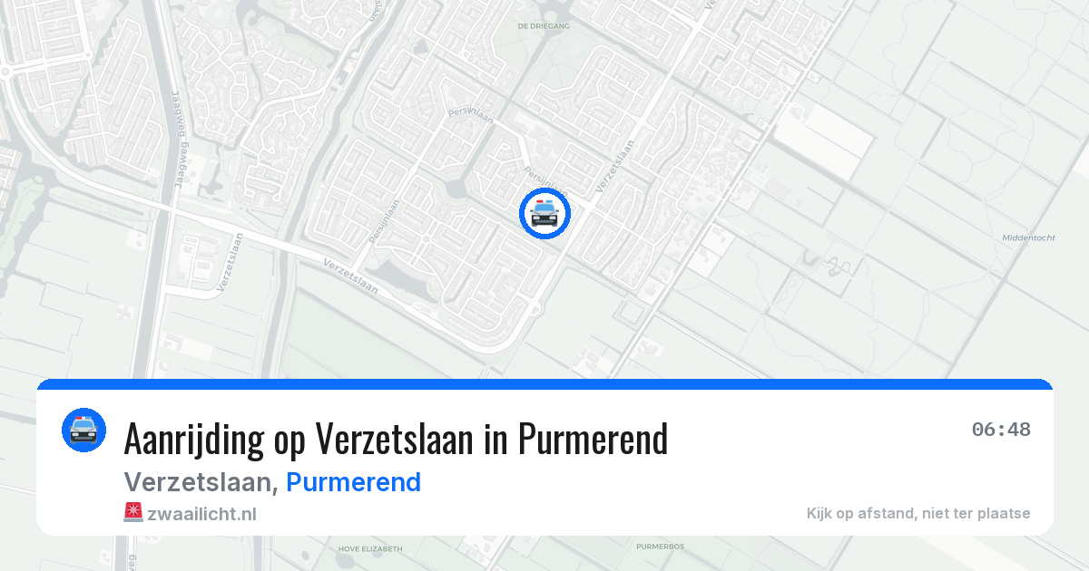Aanrijding op Verzetslaan in Purmerend — 30 jun 2026