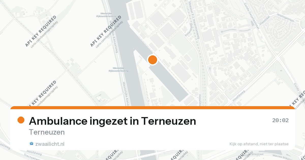 Ambulance ingezet in Terneuzen — 25 aug 2026