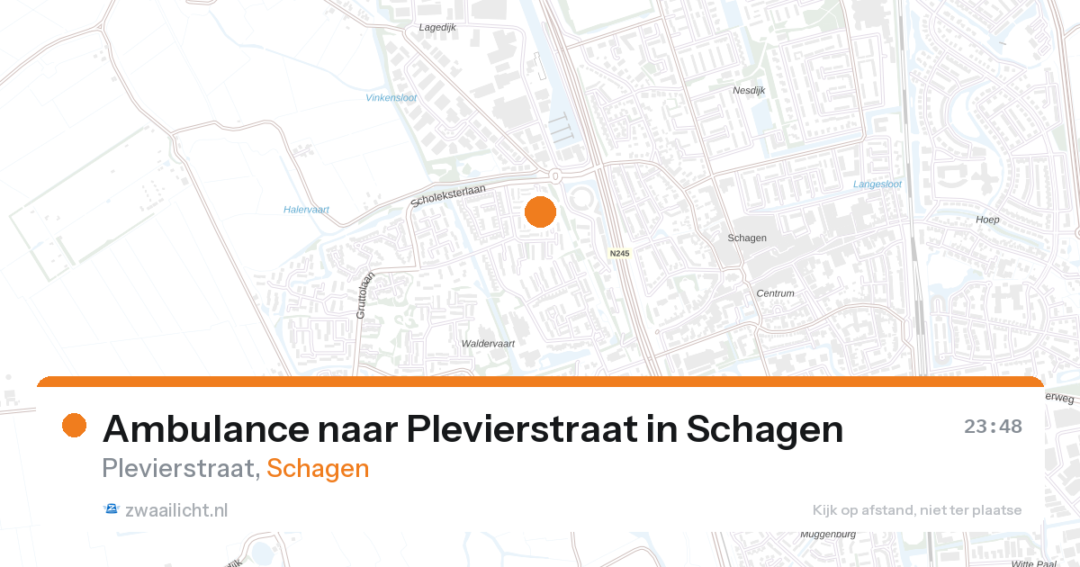 Ambulance naar Plevierstraat in Schagen — 31 jan 2026