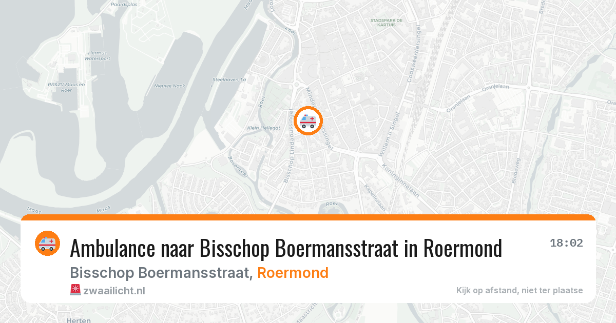 Ambulance naar Bisschop Boermansstraat in Roermond — 11 jun 2026