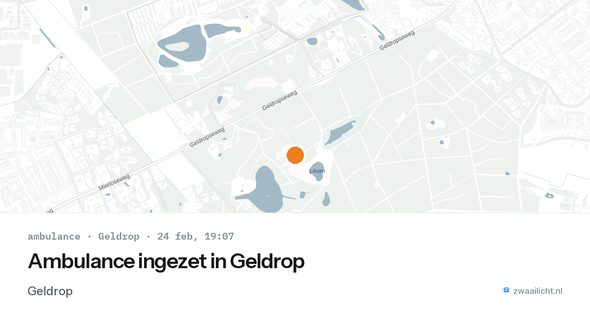 Ambulance ingezet in Geldrop — 5 feb 2026