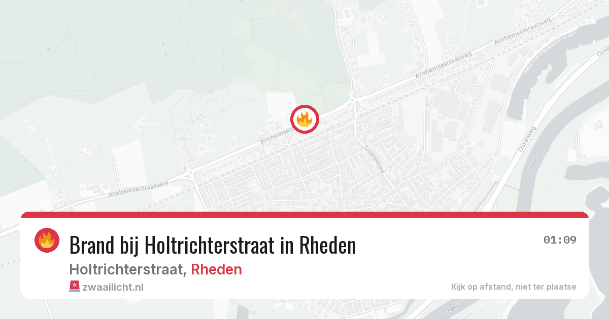 Brand bij Holtrichterstraat in Rheden — 11 mei 2026