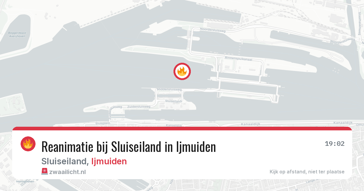 Reanimatie bij Sluiseiland in Ijmuiden — 17 jan 2026