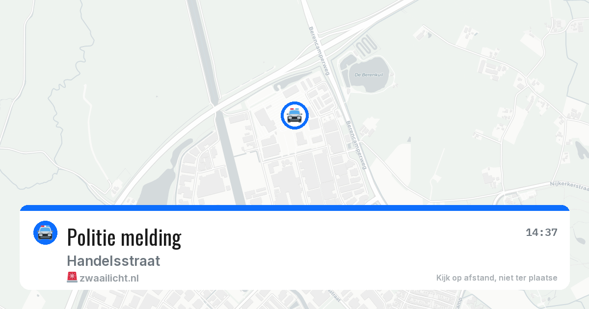Politie melding — 17 jun 2026