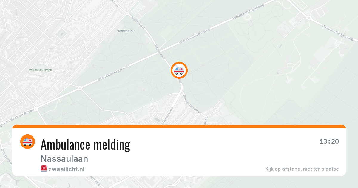 Ambulance melding — 11 apr 2026