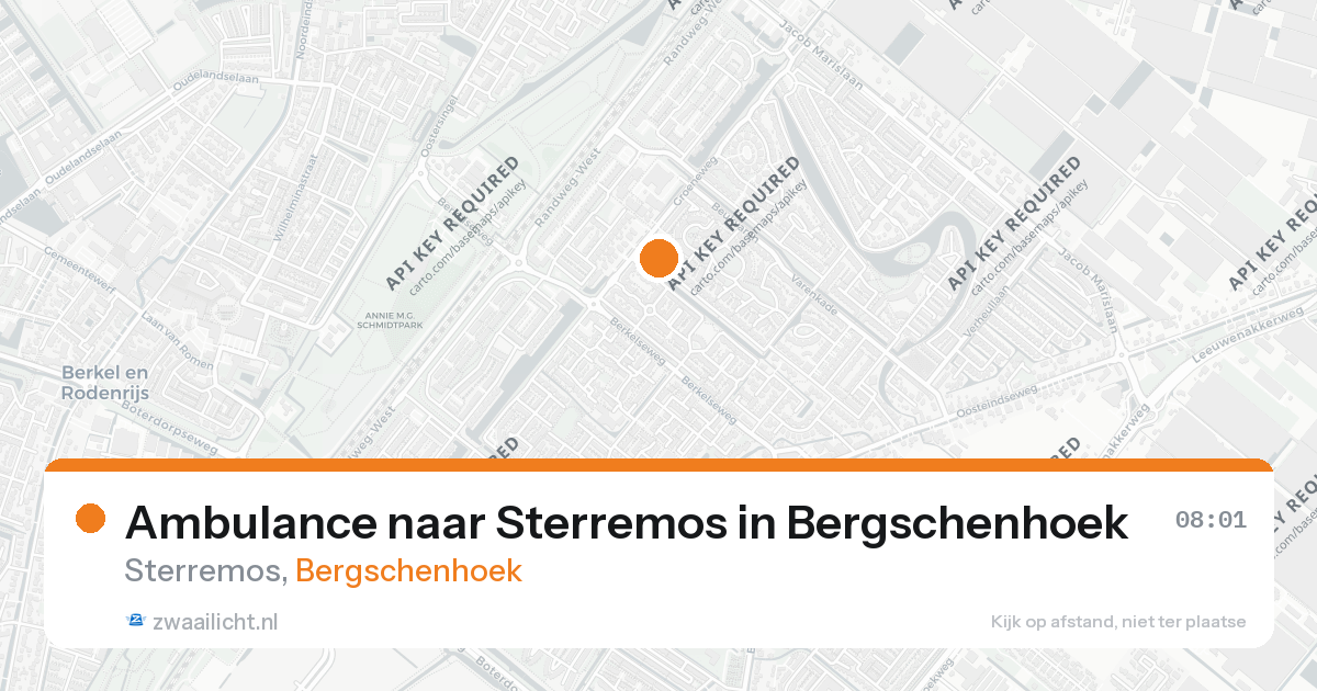 Ambulance naar Sterremos in Bergschenhoek — 7 feb 2026