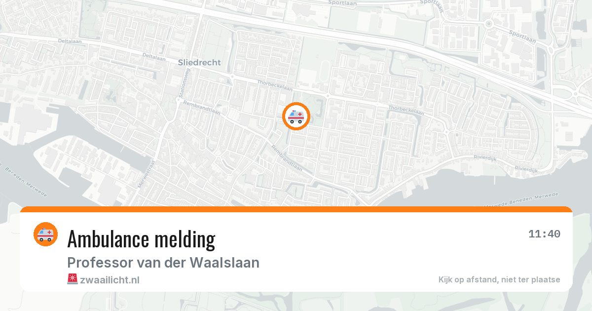 Ambulance melding — 29 jun 2026
