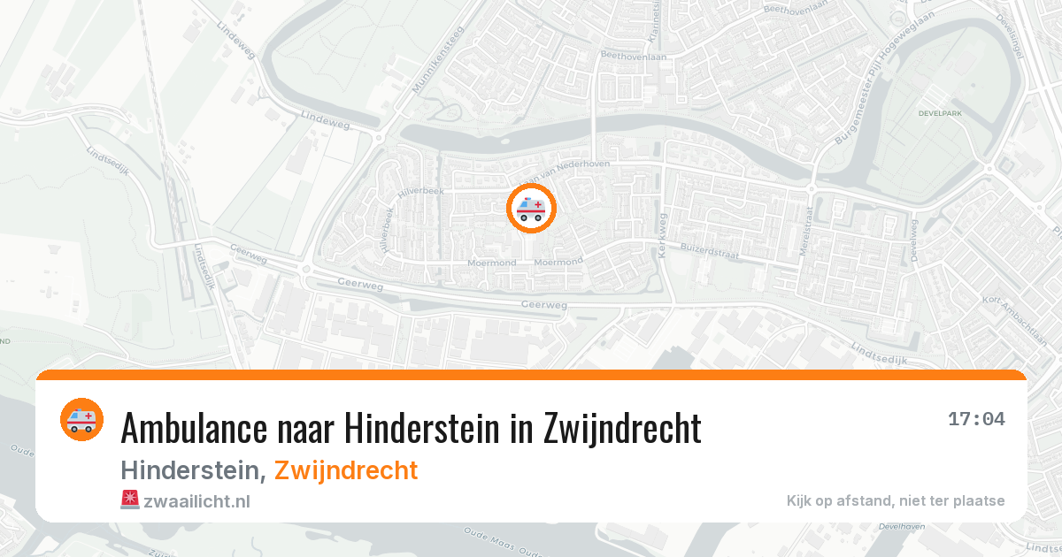 Ambulance naar Hinderstein in Zwijndrecht — 23 jun 2026
