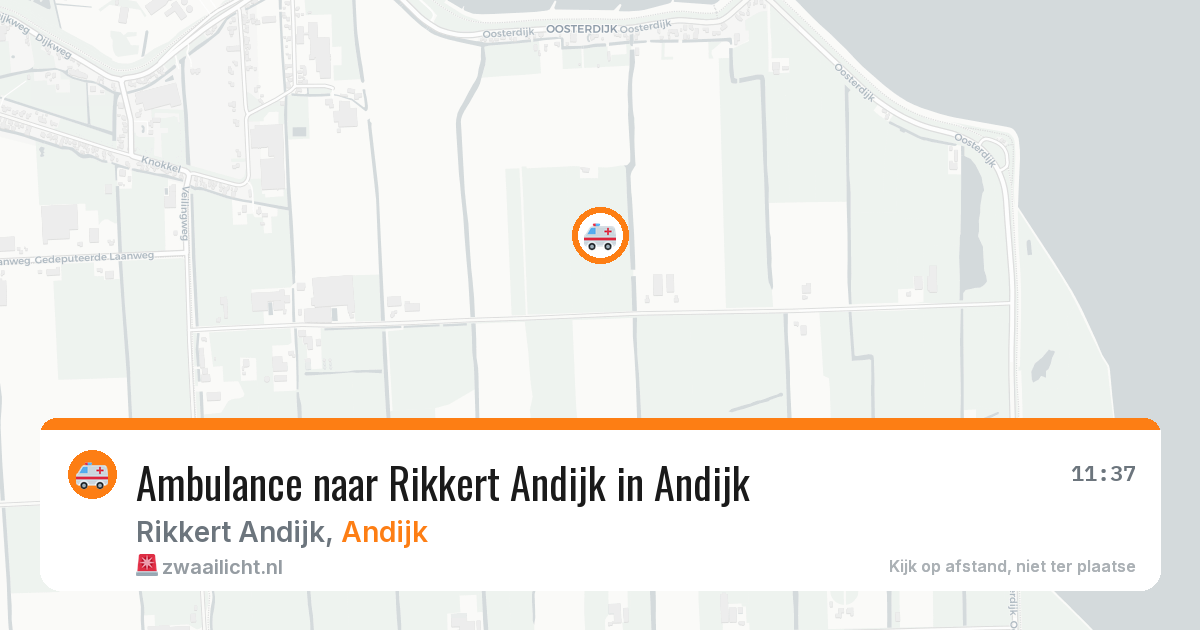 Ambulance naar Rikkert Andijk in Andijk — 15 jul 2026