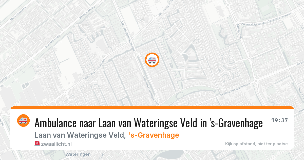 Ambulance naar Laan van Wateringse Veld in 's-Gravenhage — 6 apr 2026