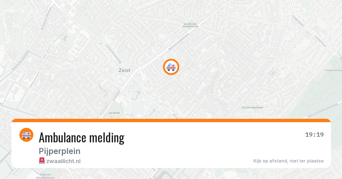 Ambulance melding — 2 mei 2026