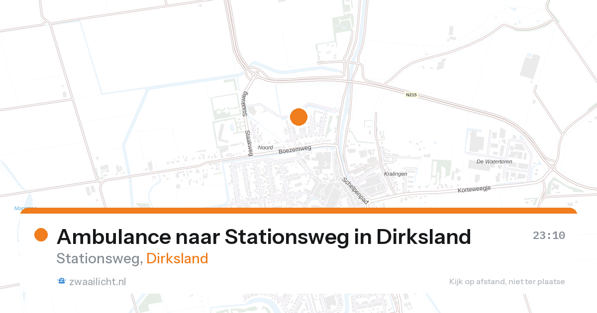 Ambulance naar Stationsweg in Dirksland — 31 jan 2026