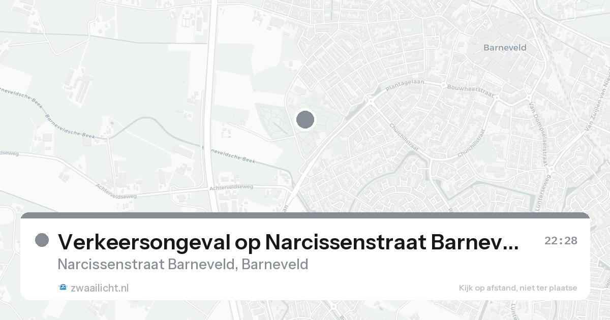 Verkeersongeval op Narcissenstraat Barneveld in Barneveld — 30 jan 2026