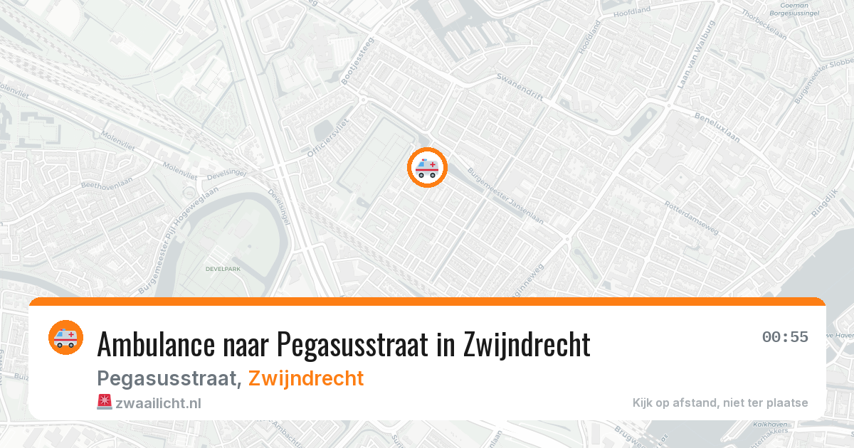 Ambulance naar Pegasusstraat in Zwijndrecht — 3 aug 2026