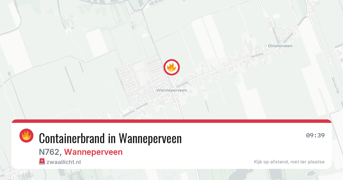 Containerbrand in Wanneperveen — 26 apr 2026