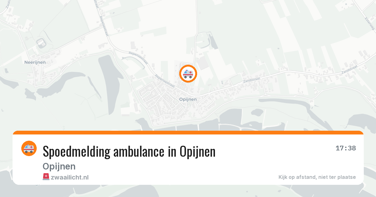 Spoedmelding ambulance in Opijnen — 17 feb 2026