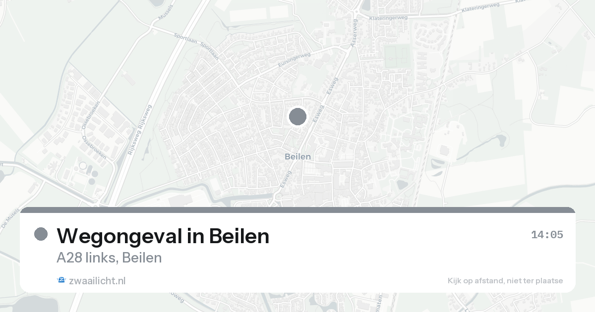 Wegongeval in Beilen — 30 jan 2026