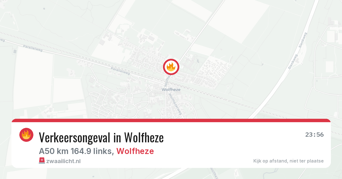 Verkeersongeval in Wolfheze — 19 jul 2026