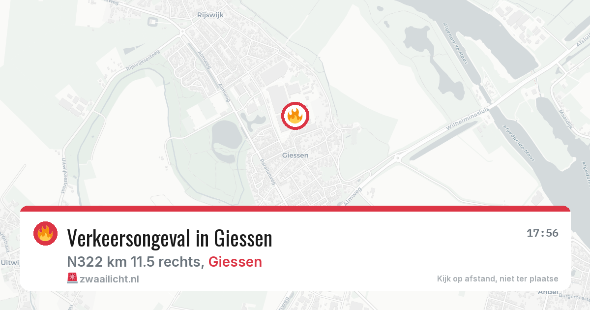 Verkeersongeval in Giessen — 21 jun 2026