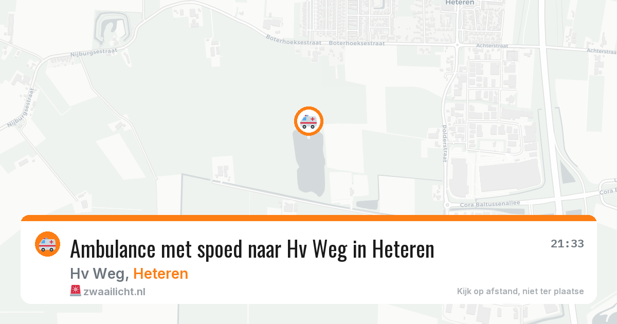 Ambulance met spoed naar Hv Weg in Heteren — 24 feb 2026