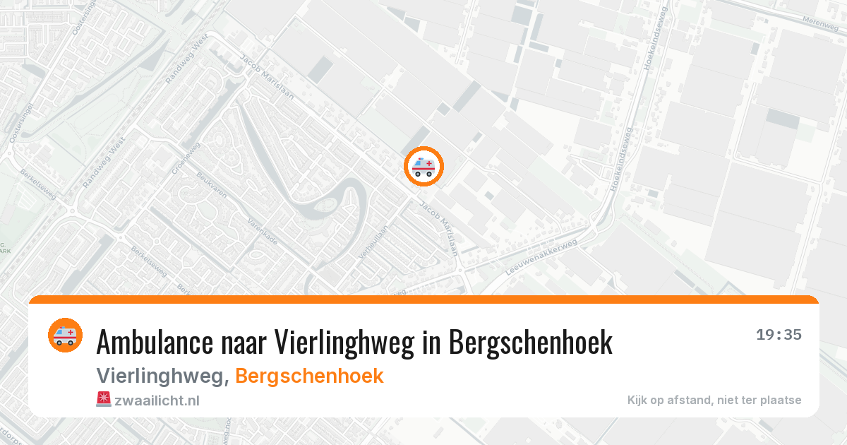 Ambulance naar Vierlinghweg in Bergschenhoek — 11 jun 2026