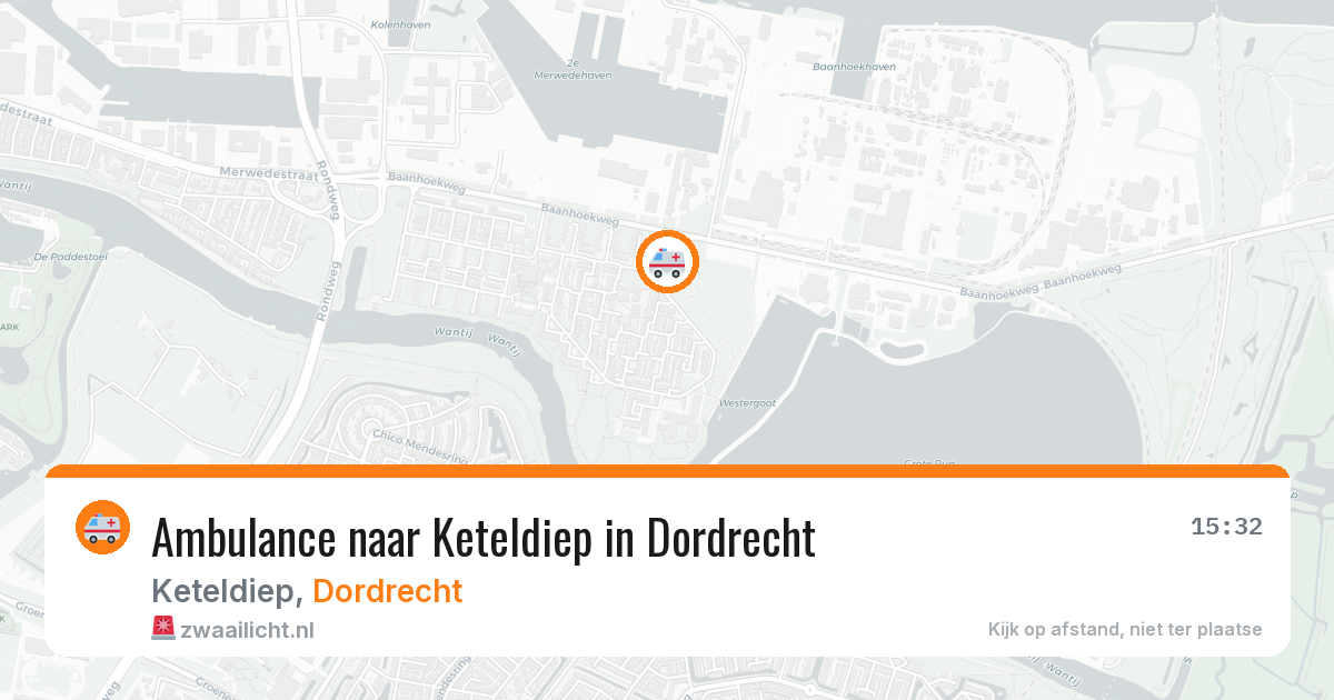 Ambulance naar Keteldiep in Dordrecht — 29 jan 2026