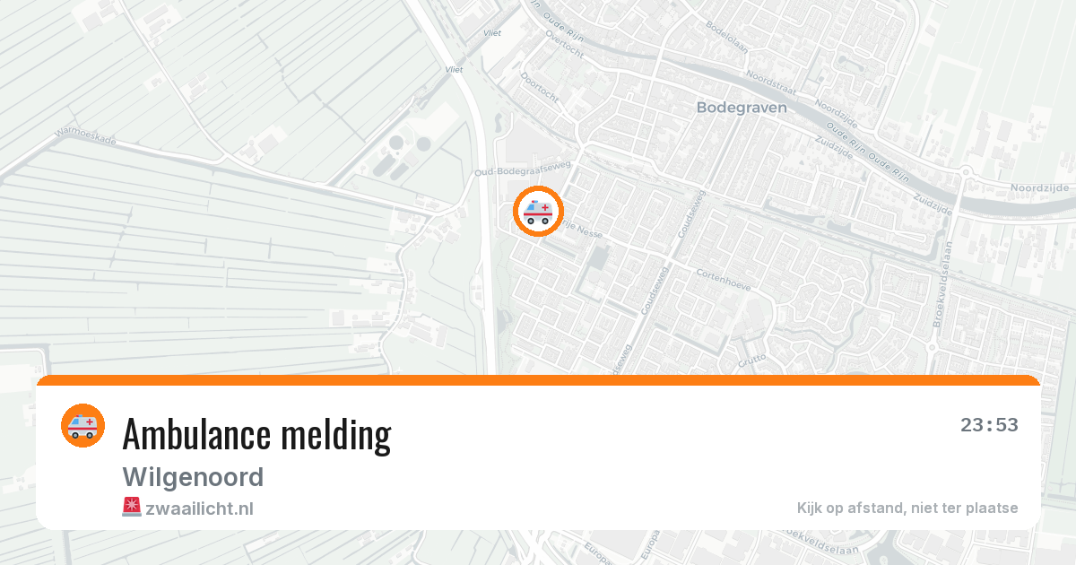 Ambulance melding — 9 feb 2026