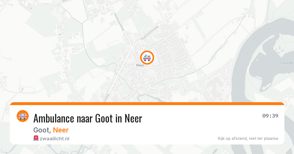 Ambulance naar Goot in Neer — 16 jul 2026