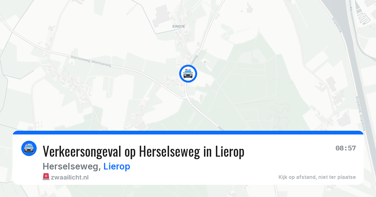 Verkeersongeval op Herselseweg in Lierop — 10 feb 2026